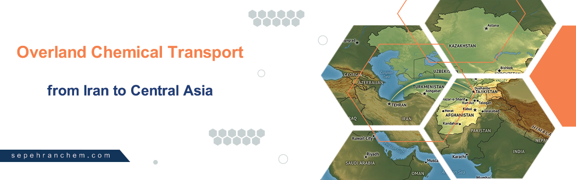 Iran overland export routes to Central Asia