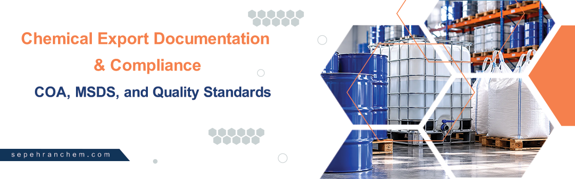 chemical export documentation